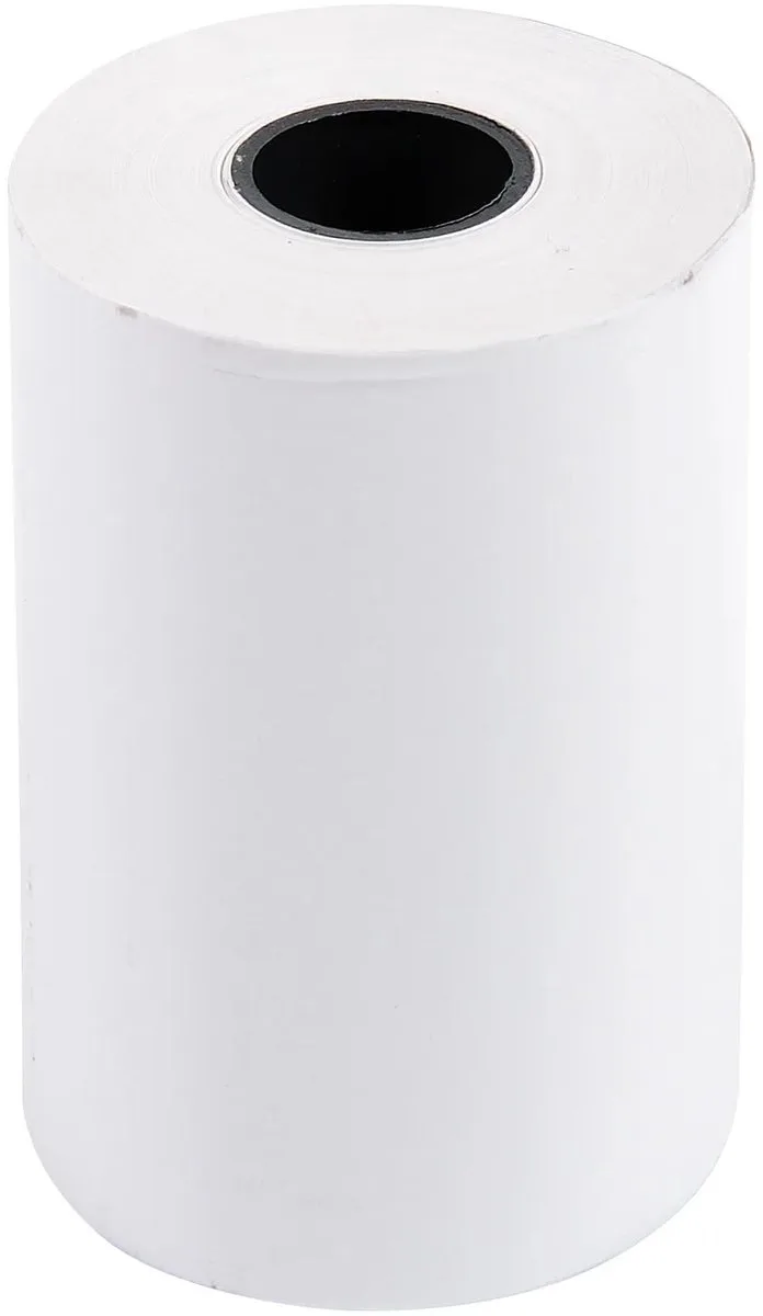 Exacompta 50x Rol 1vouw thermisch papier 55g 57x40mm zonder BPA (per10). - 40339E von Exacompta in Weiß – Produktfoto