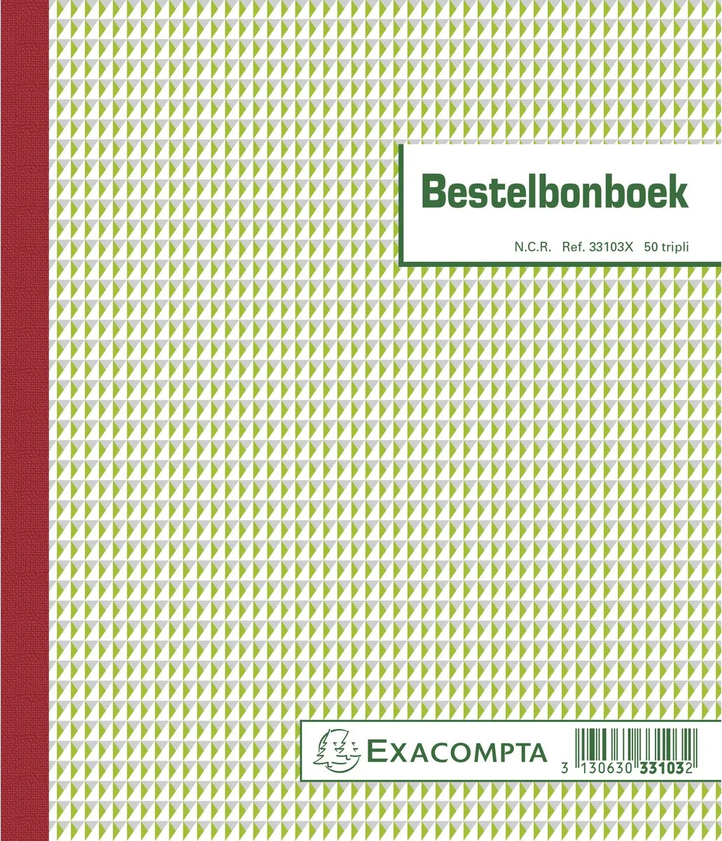 Exacompta 5x Bestellingen 21x18cm 50 blad doorschrijfpapier tripli Nederlandstalig - - 33103X från Exacompta i Ander – produktbild