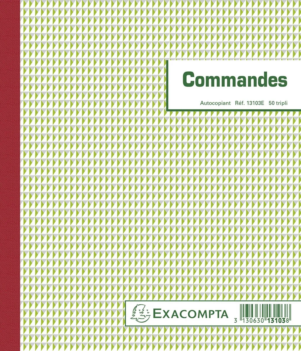 Exacompta 5x Doorschrijfpapier bestellingen 21x18cm 50 bladen tripli zelfkopiërend. - - 13103E de Exacompta en Ander – photo produit