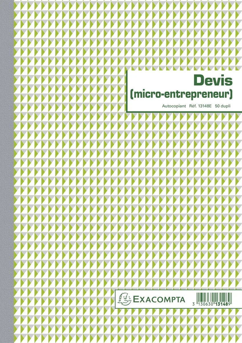 Exacompta 5x Doorschrijfpapier Bon voor Bestek van Autohandelaars 29,7x21cm 50 zelfkopiërend papier dupli. - - 13148E de Exacompta en Ander – photo produit