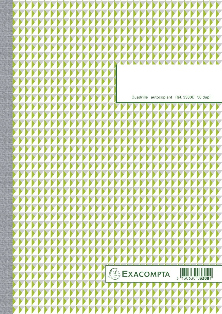 Exacompta 5x Doorschrijfpapier geruit 5x5 29,7x21cm 50 zelfkopiërend papier dupli - - 3300E van Exacompta in Ander – productfoto