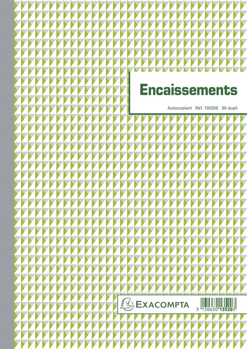 Exacompta 5x Doorschrijfpapier Inningen 29,7x21cm 50 bladen zelfkopiërend dupli - - 13520E van Exacompta in Ander – productfoto