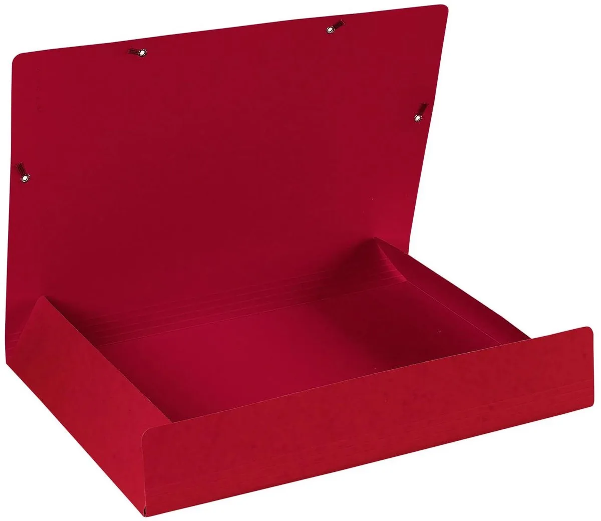 Exacompta 5x Elastomap met 3 kleppen in glanskarton 600gm2 - A3 - 59503E van Exacompta in Rood – productfoto
