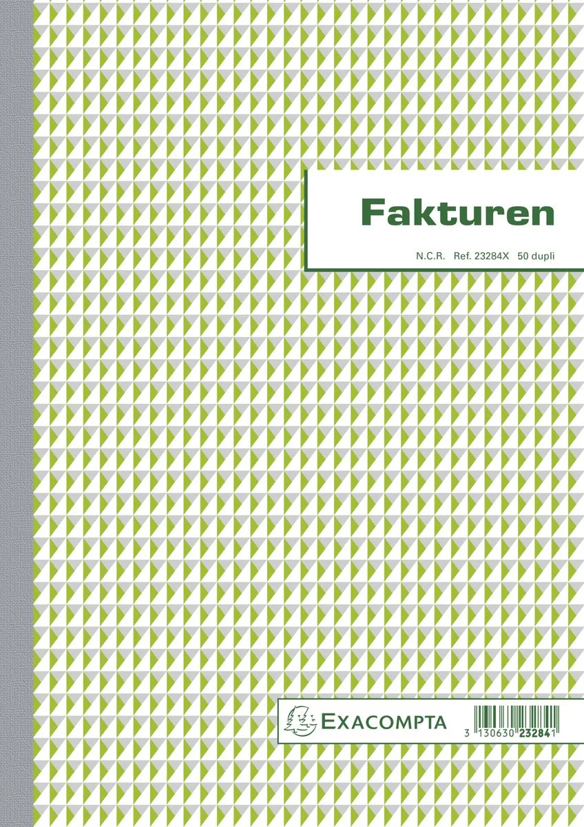 Exacompta 5x Facturen 29,7x21cm 50 blad doorschrijfpapier dupli - Nederlandstalig - - 23284X de Exacompta en Ander – photo produit