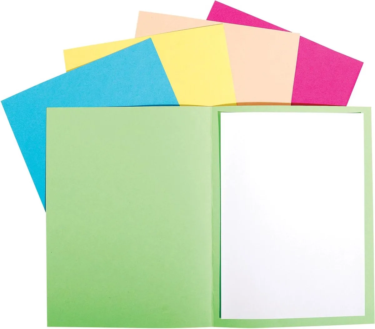 Exacompta 5x FOREVER 170 - Pak van 100 dossiermappen 170g/m2- 24x32cm voor A4. - 420000E by Exacompta in Geassorteerd – product photo