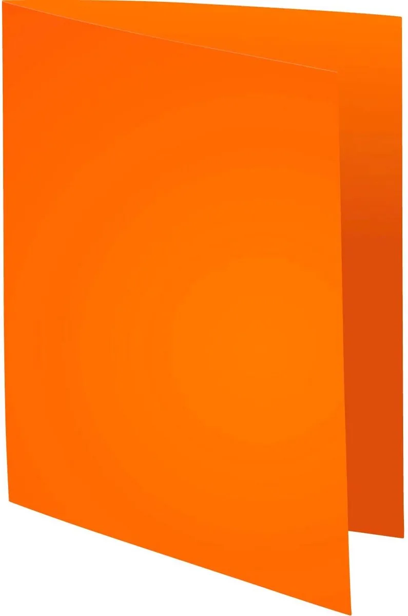 Exacompta 5x FOREVER 170 - Pak van 100 dossiermappen 170g/m2- 24x32cm voor A4. - 420007E by Exacompta in Orange – product photo