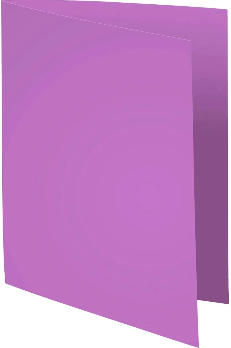 Exacompta 5x FOREVER 220-Pak van 100 dossiermappen 220g/m2 24x32cm voor A4. - 410016E van Exacompta in Paars – productfoto