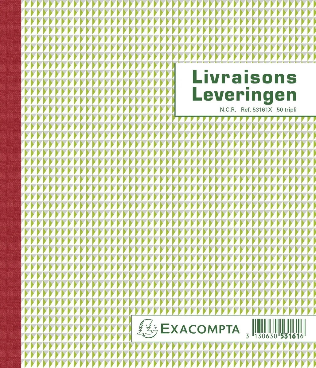 Exacompta 5x Leveringen 21x18cm 50 blad doorschrijfpapier triple Tweetalig - - 53161X de Exacompta en Ander – photo produit