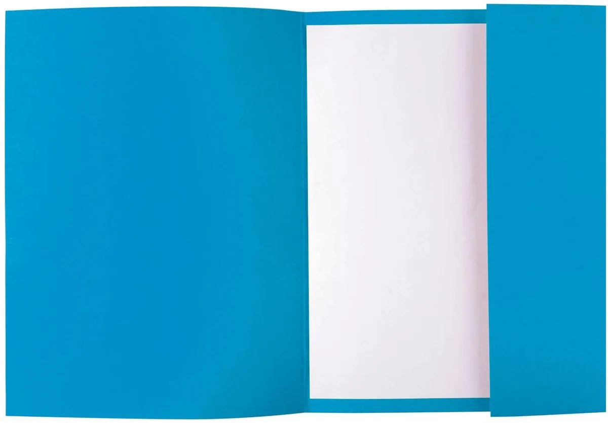 Exacompta 5x ROCK''S 210 -Pak van 50 dossiermappen 210g/m2 met 1 klep - 24x32cm A4 - 218019E by Exacompta in Blue – product photo