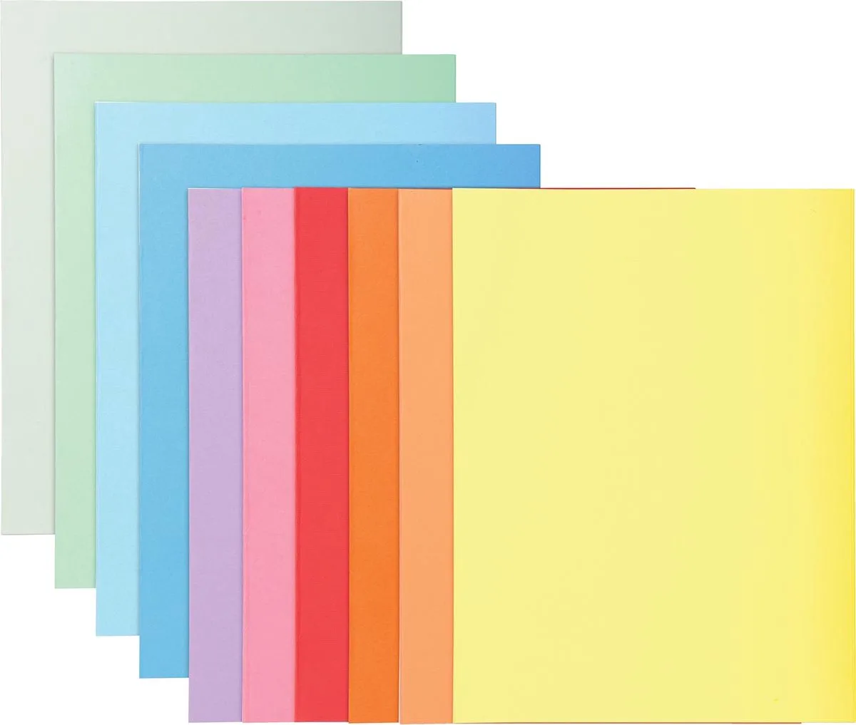 Exacompta 5x SUPER 160 - Pak van 100 dossiermappen 160g/m2- 24x32 cm voor A4. - 340000E van Exacompta in Geassorteerd – productfoto