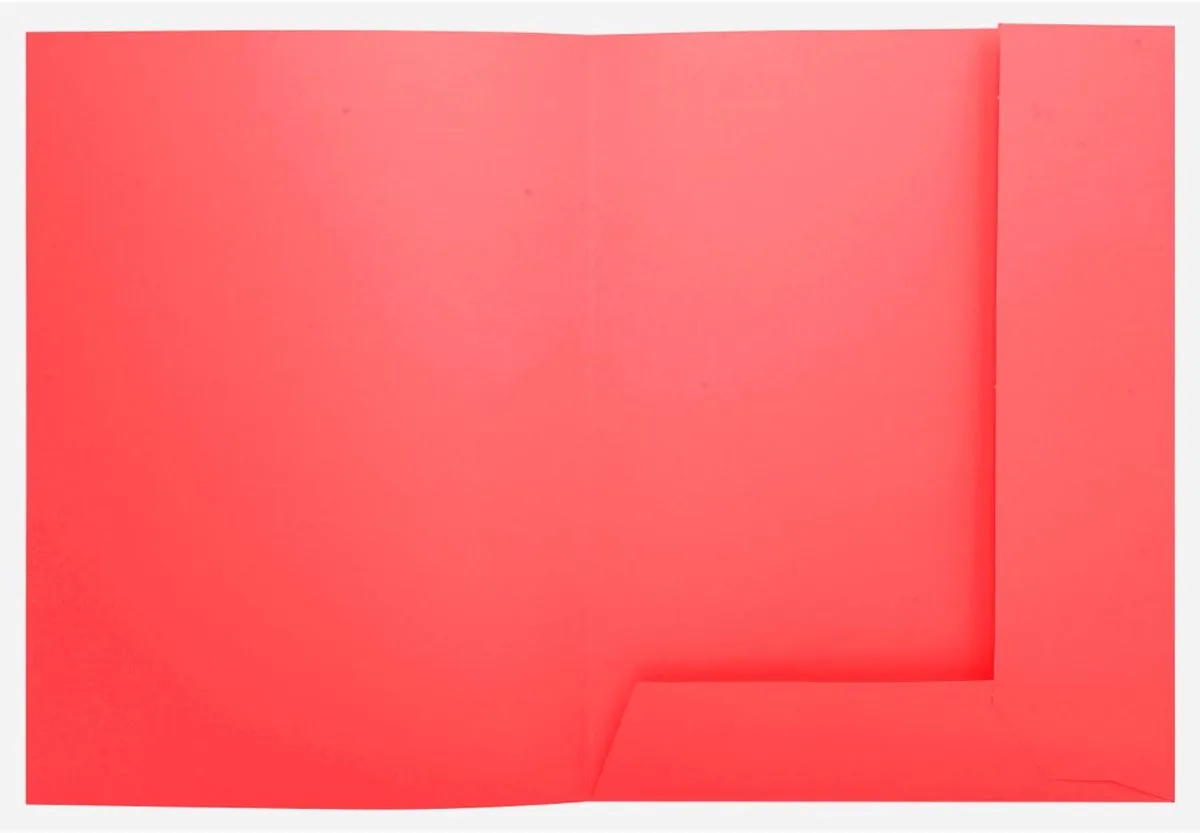 Exacompta 5x SUPER 210 - pak van 50 dossiermappen + 2 kleppen - 24x32cm - 332008E fra Exacompta i Rød – produktbillede