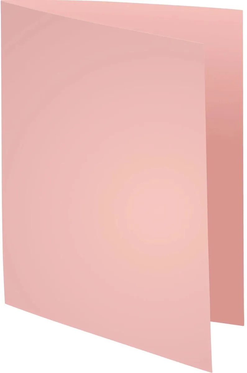 Exacompta 5x SUPER 60 - Pak van 250 inlegmappen - 22x31cm voor A4 - 850003E fra Exacompta i Lyserød – produktbillede