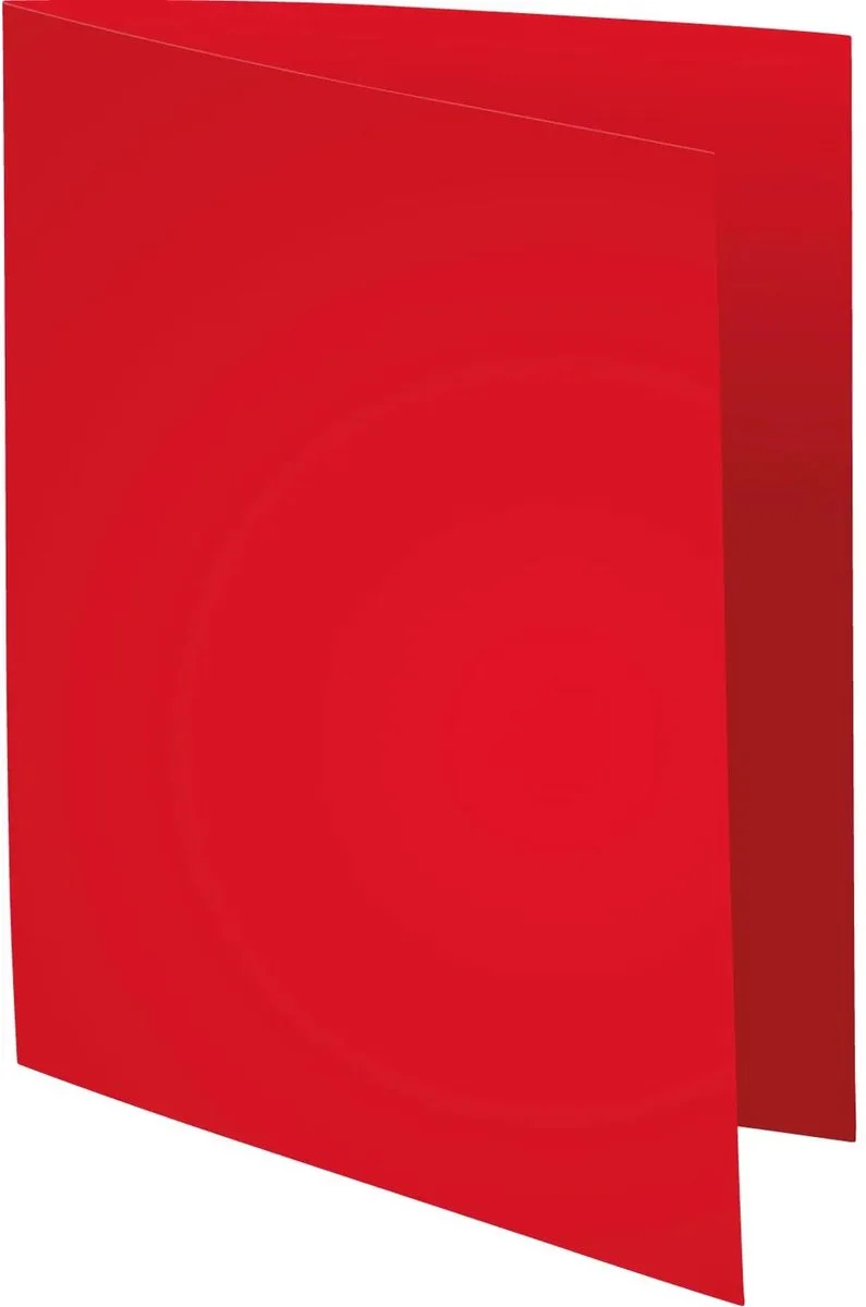 Exacompta 5x SUPER 60 - Pak van 250 inlegmappen - 22x31cm voor A4 - 850012E från Exacompta i Röd – produktbild