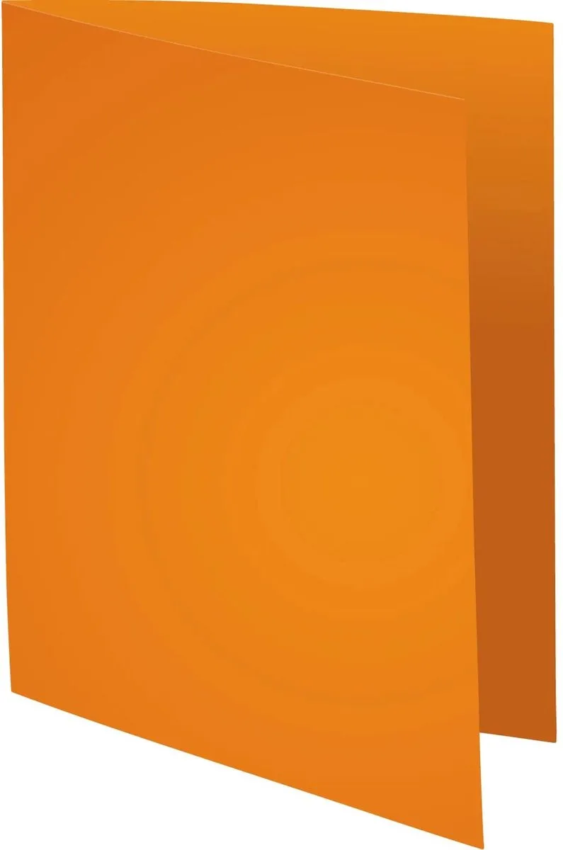 Exacompta 5x SUPER 60 - Pak van 250 inlegmappen - 22x31cm voor A4 - 850007E fra Exacompta i Orange – produktbillede