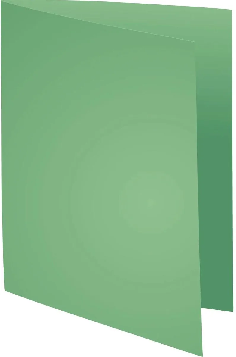 Exacompta 5x SUPER 60 - Pak van 250 inlegmappen - 22x31cm voor A4 - 850004E fra Exacompta i Lysegrøn – produktbillede