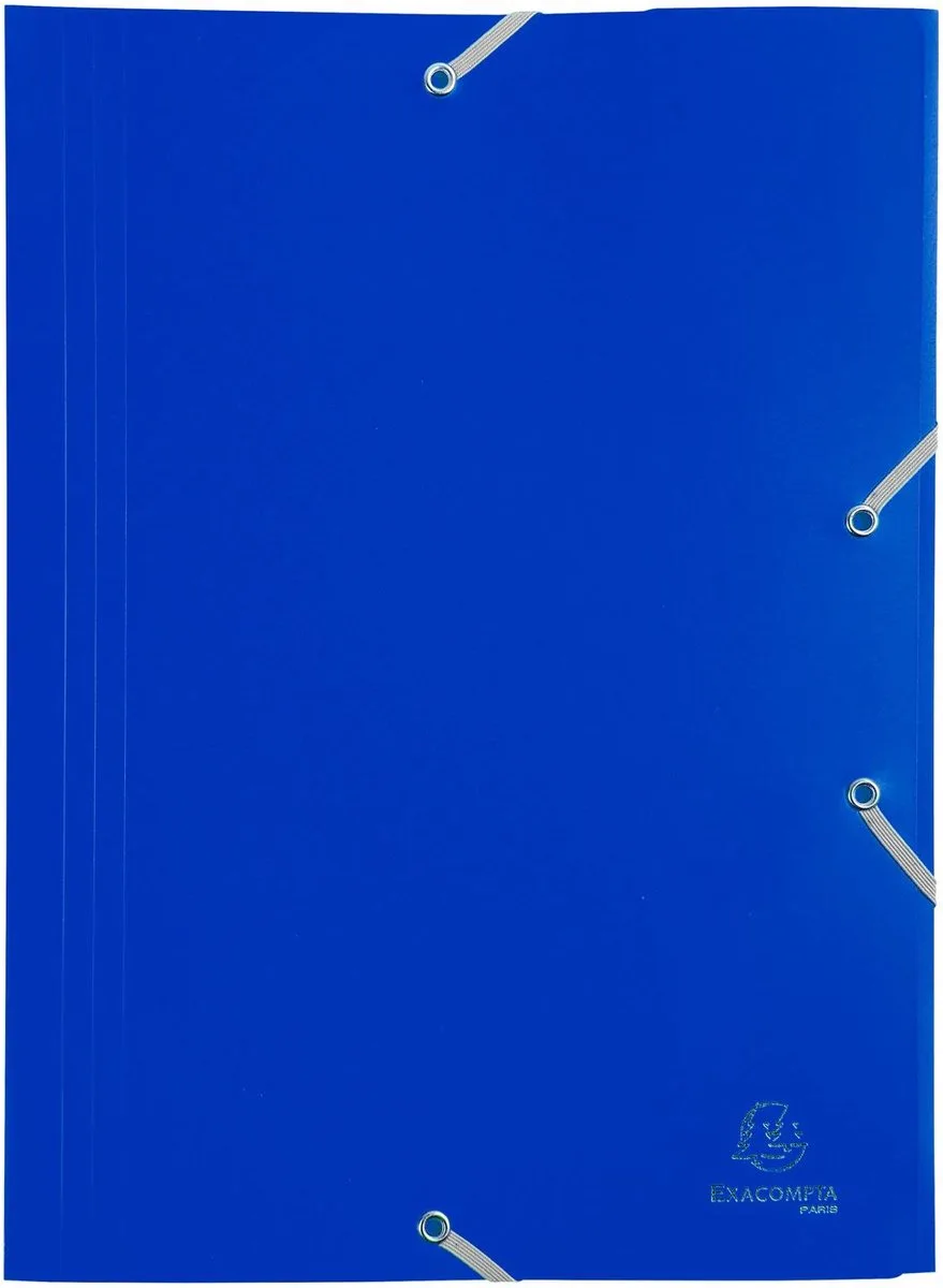 Exacompta 60x Elastomap 3 kleppen ondoorschijnende PP 4/10de - A4 - 559000E fra Exacompta i Geassorteerd – produktbillede