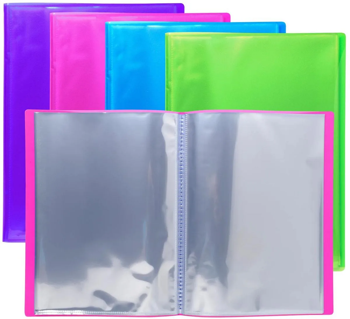 Exacompta 8x Showalbum IDERAMA® PP halfharde polypropyleen - 60 tassen - 120 zichten - A4 - 85280E von Exacompta in Geassorteerd – Produktfoto