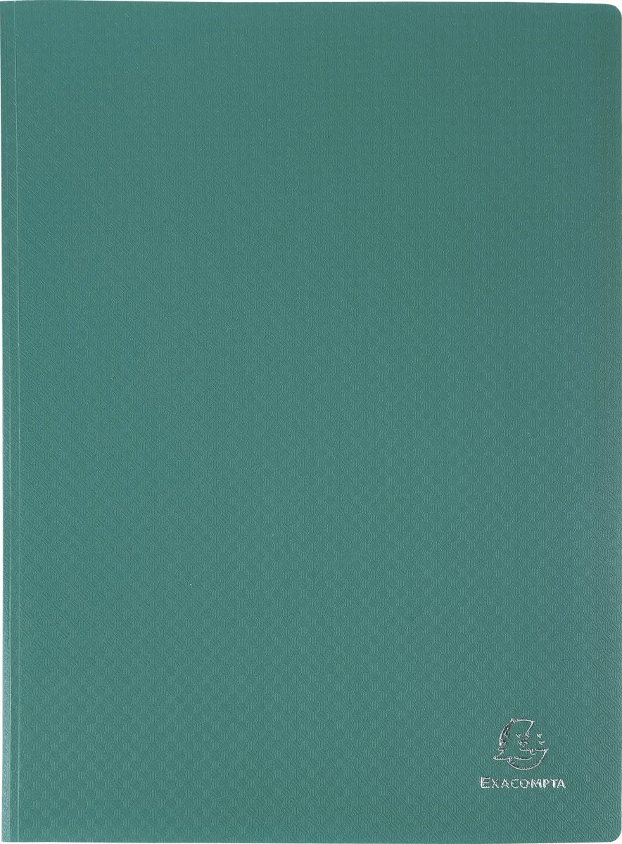 Exacompta 8x Showalbum met vaste rug - PP - 60 tassen - 120 zichten - A4 - 8563E von Exacompta in Dunkelgrün – Produktfoto