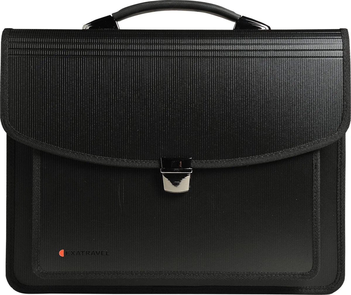 Exactive® Exatravel multifunctionele sorteermap in PP - 31x40cm - 55734E de Exacompta en Noir – photo produit