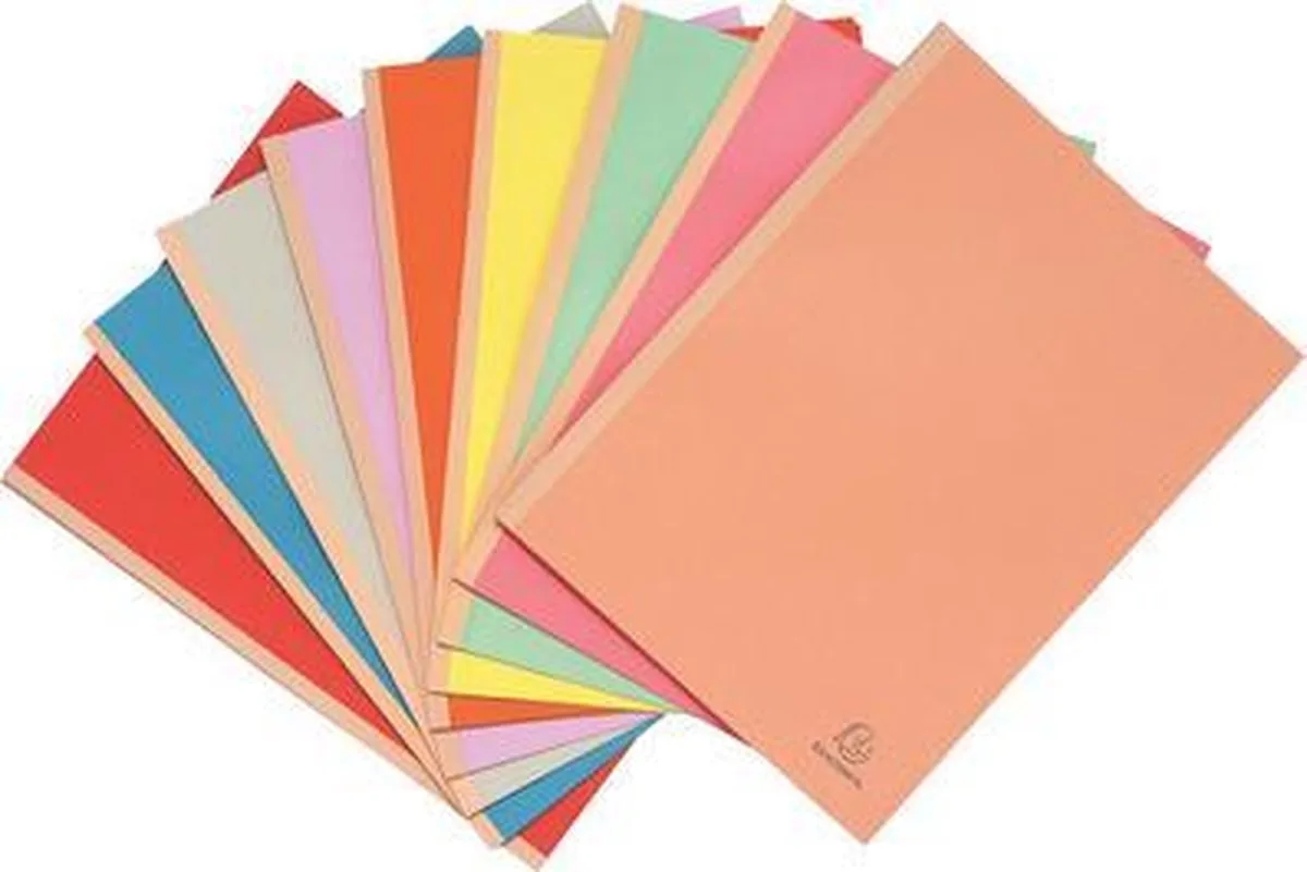 FOREVER® 320 g/m2 - Pak van 25 dossiermappen met linnen rug - A4 - 770000E de Exacompta en Geassorteerd – photo produit