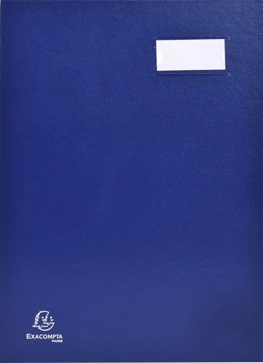 Handtekenmap Directie met harmonicarug - 24 indelingen - 24245E von Exacompta in Blau – Produktfoto