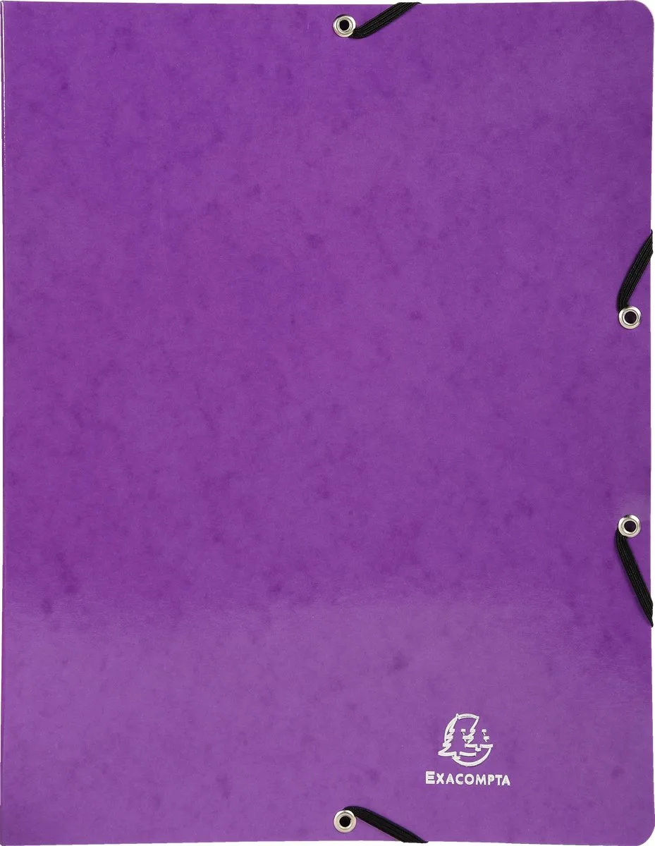 Iderama Ringband met 2 ringen van 15mm - A4 - 54896E by Exacompta in Purper – product photo