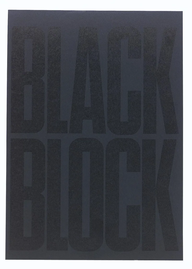 notitieboeken, ft 29,7 x 21 cm, Black, geel papier, 70 vel, geruit Q5 de Exacompta – photo produit