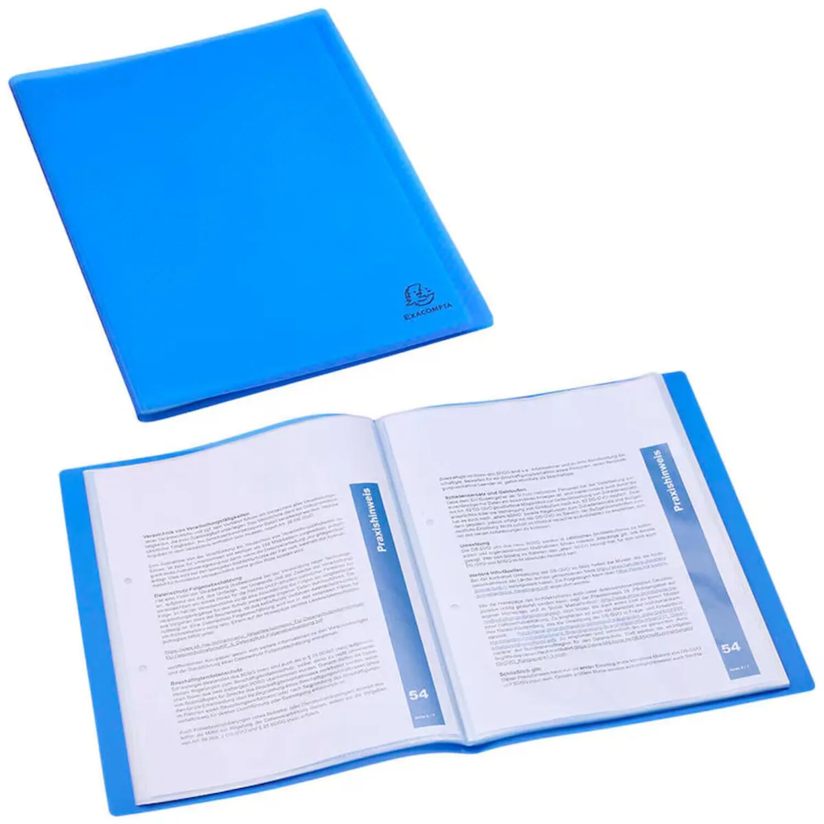 Opak Sichtbuch DIN A4, 40 Hüllen hellblau, 1 St. de Exacompta – photo produit