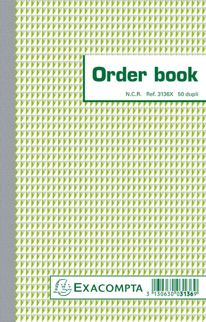 Orderboek Exacompta 210x135mm 50x2vel van Exacompta – productfoto