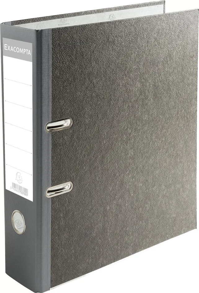 Ordner Wolkenmarmor, A4, 80 mm, grau de Exacompta – photo produit