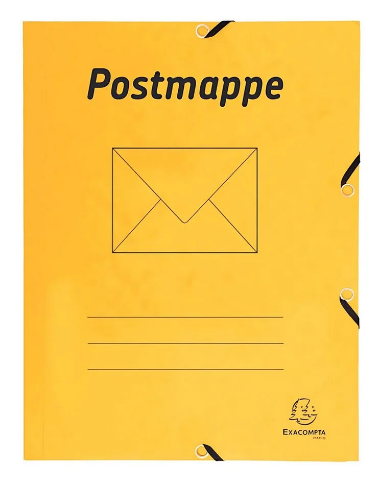 Organisationsmappe Exacompta EXACOMPTA Sammelmappe Postmappe - A4, 425 g/qm, Gummizug, 3 fra Exacompta – produktbillede