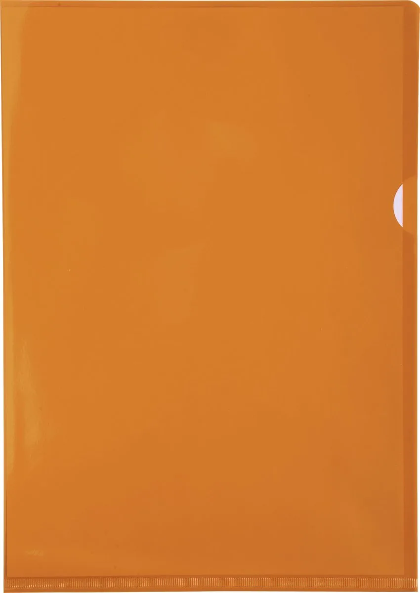 Pak van 100 L mappen - gladde PVC 13/100e - A4 - 661245E fra Exacompta i Orange – produktbillede