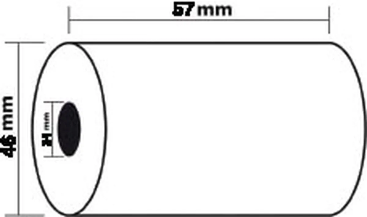 printerpapier REKENROL BC/MC 57X46X12 5X van Exacompta in Wit – productfoto