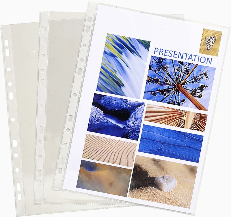 Prospekthülle, DIN A4, PVC, glasklar transparent by Exacompta – product photo