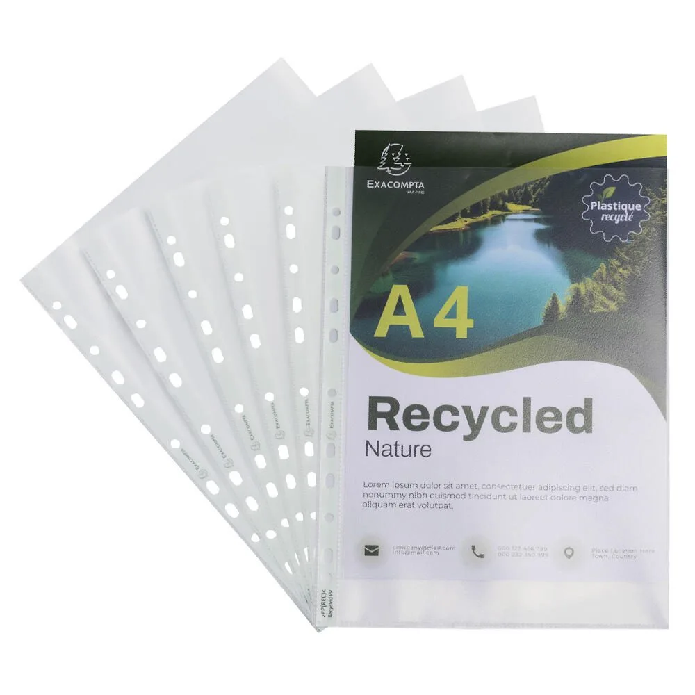 Prospekthüllen Forever DIN A4 transparent genarbt 0,12 mm, 25 St. van Exacompta – productfoto