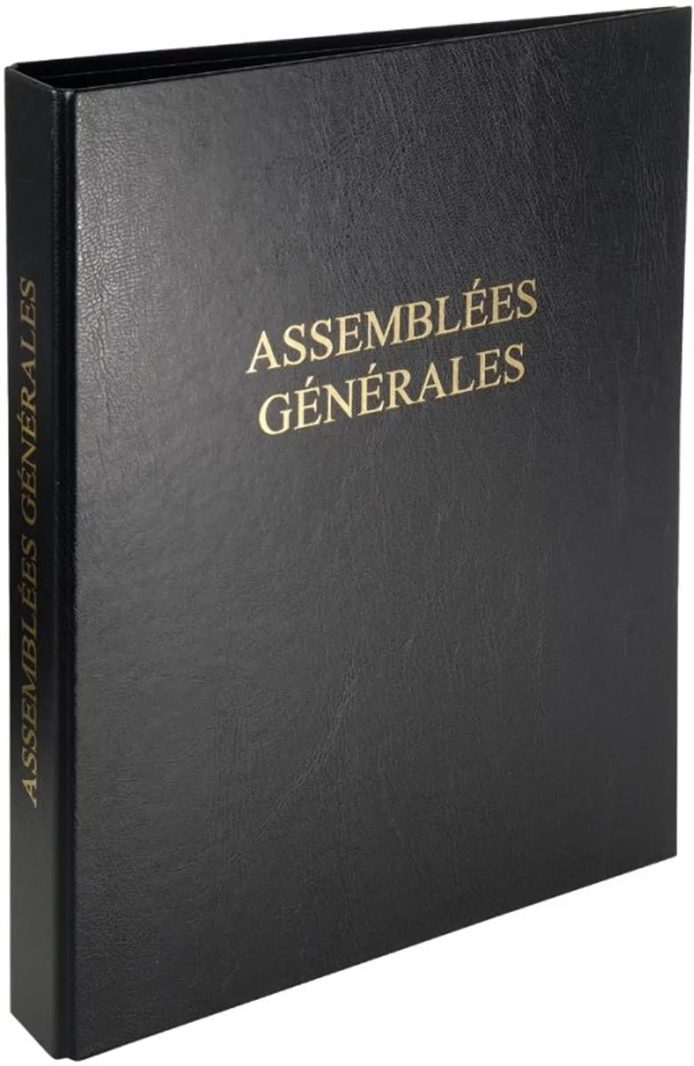 ringband Assemblées générales, 4 D-ringen, 320×260 mm, 100 vel A4 de Exacompta – photo produit