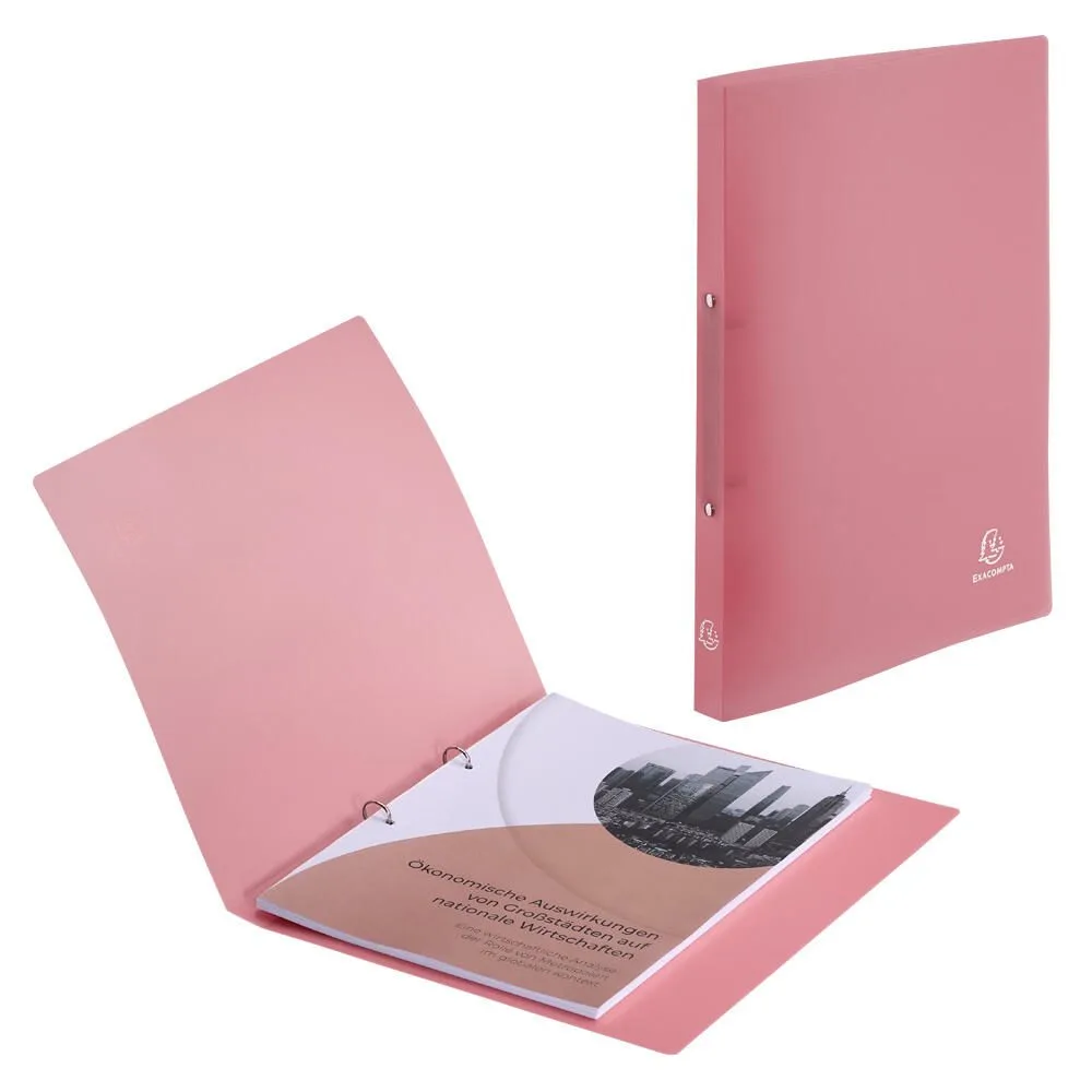 Ringbuch Chromaline Pastell 2 cm, korallrot by Exacompta – product photo