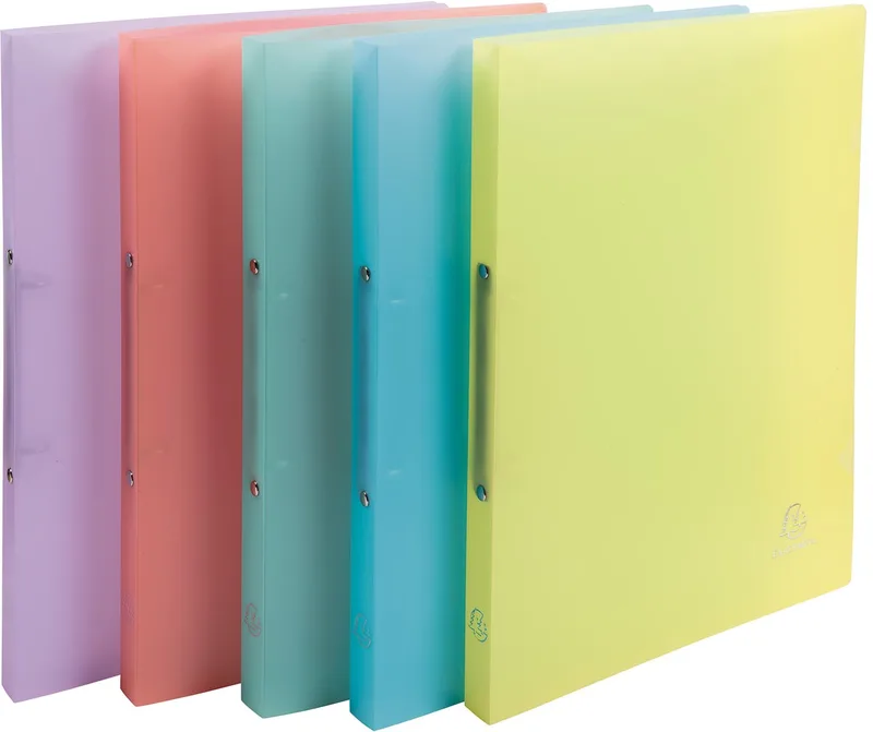 ringmap Chromaline ft A4, 2 ringen van 1,5 cm, geassorteerde pastelkleuren by Exacompta – product photo