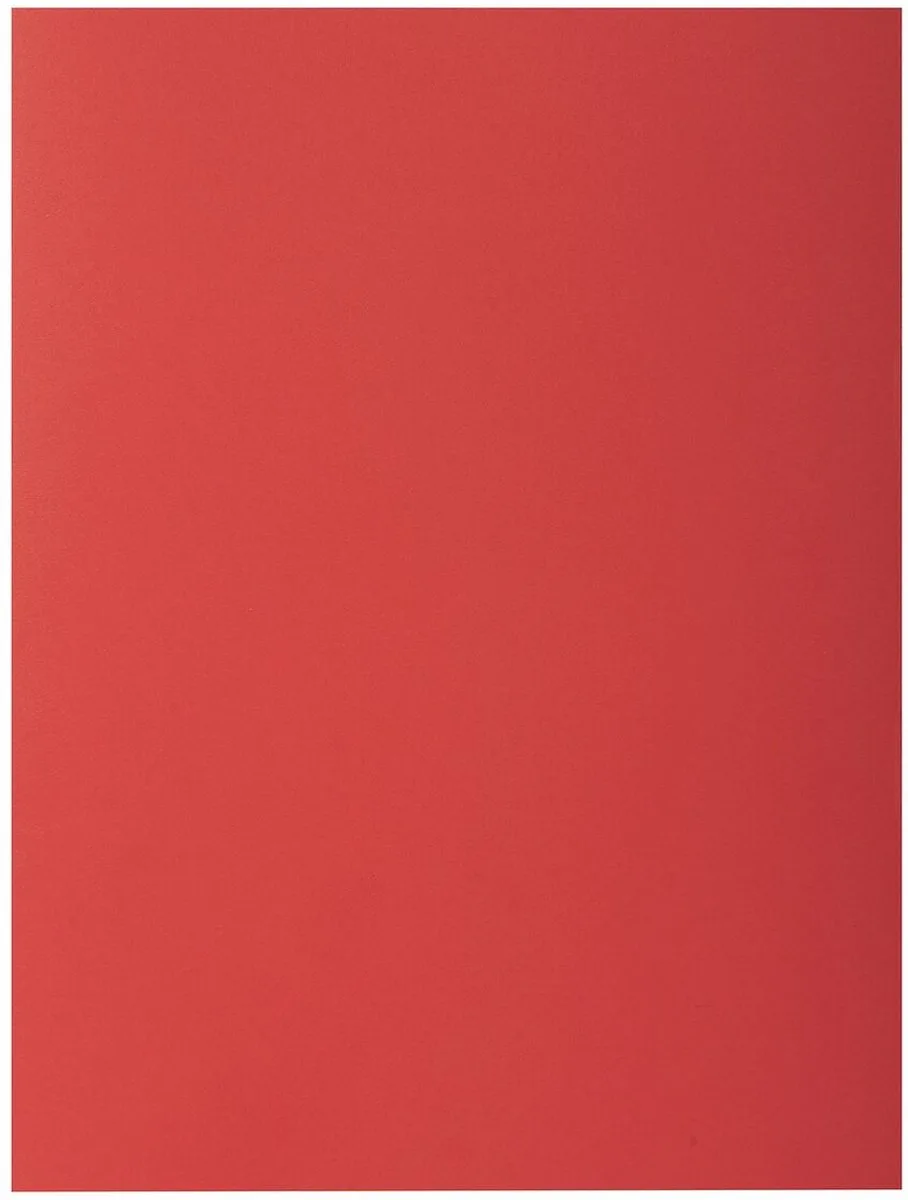 ROCK''S 210 Pak van 100 dossiermappen 210g/m2 24x32cm voor A4. - 210012E fra Exacompta i Rød – produktbillede