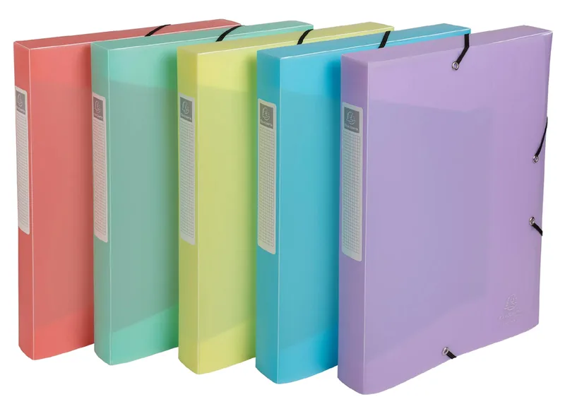 Sammelbox Chromaline Pastel, DIN A4, sortiert de Exacompta – photo produit