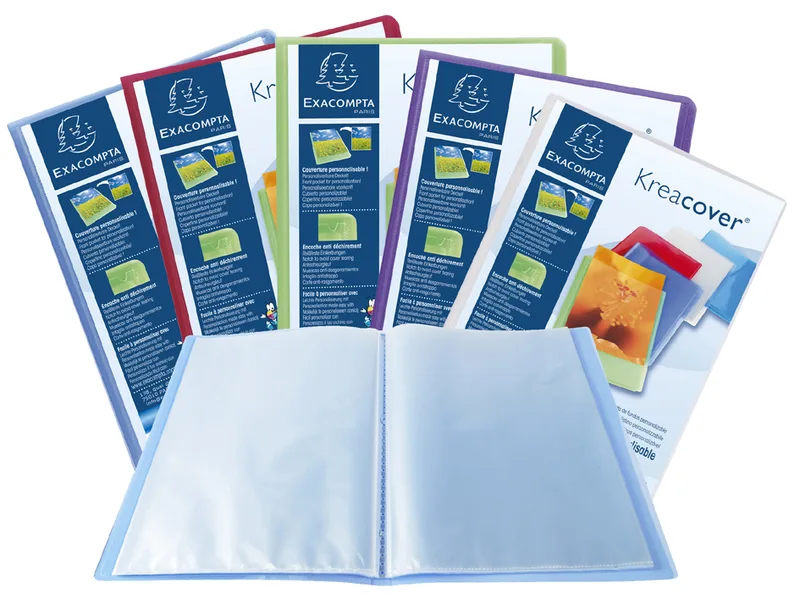 Sichtbuch, DIN A4, PP, 100 Hüllen, sortiert by Exacompta – product photo