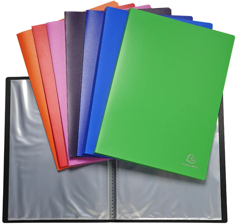 Sichtbuch, DIN A4, PP, 40 Hüllen, orange by Exacompta – product photo