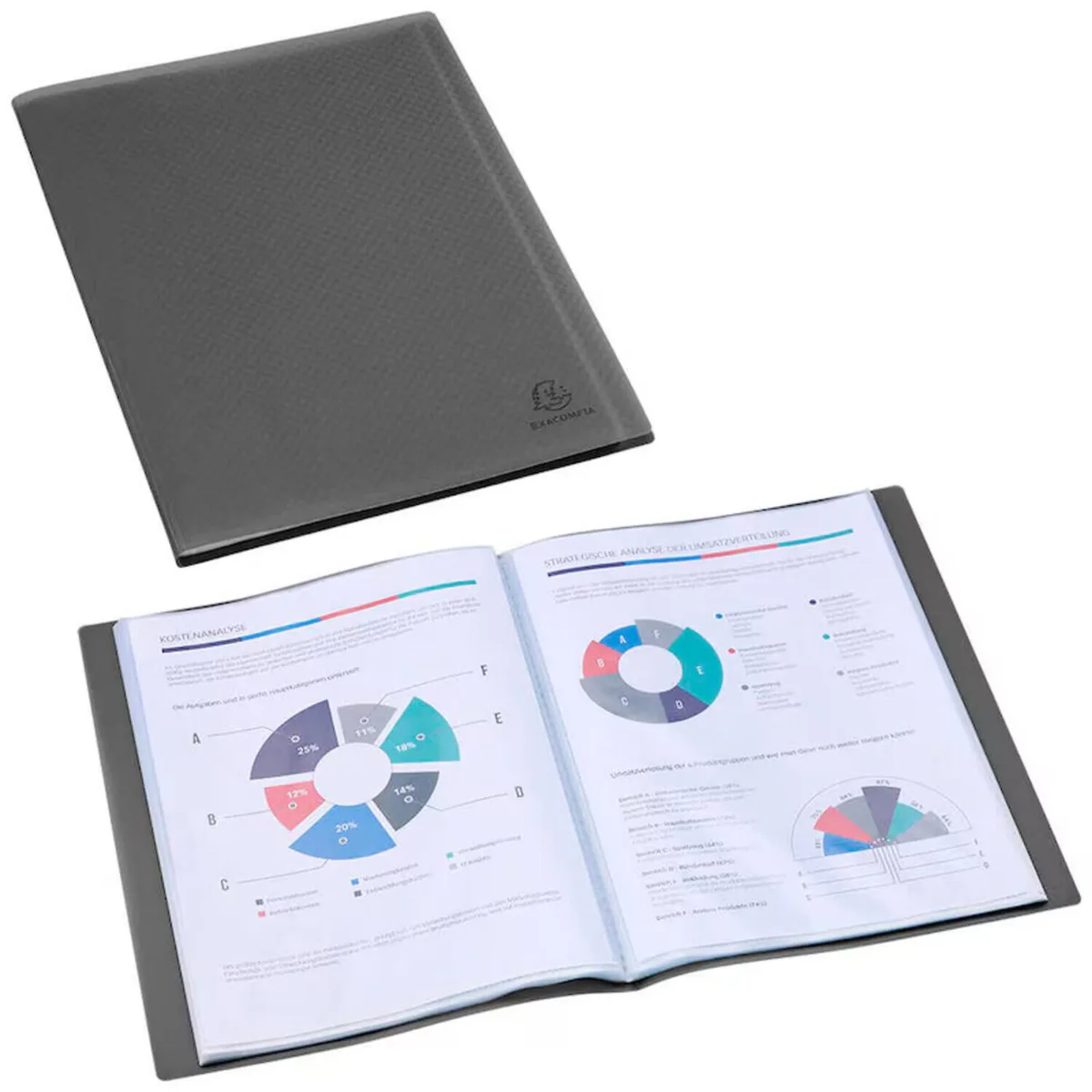 Sichtbuch Opak, schwarz fra Exacompta – produktbillede