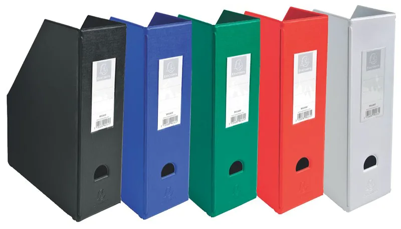 Stehsammler, DIN A4, Karton, 100 mm, blau by Exacompta – product photo