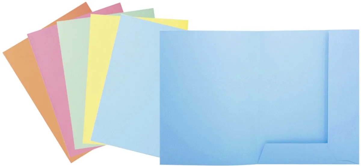 SUPER 210 - pak van 50 dossiermappen + 2 kleppen - 24x32cm - - Geassorteerd - 332000E från Exacompta i Assorti – produktbild
