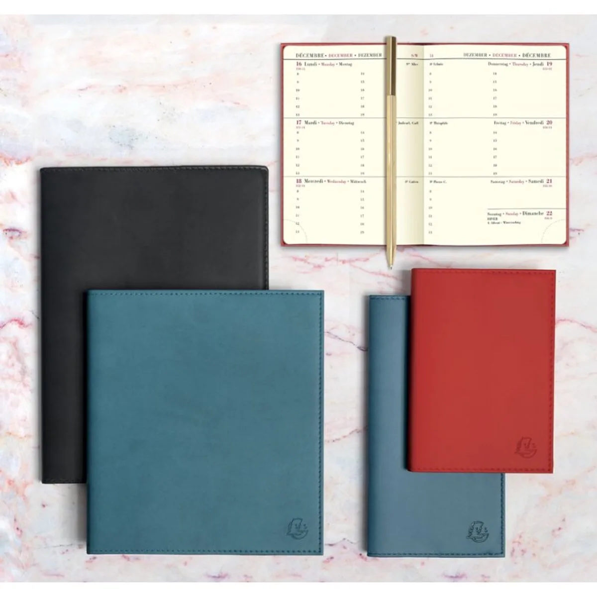 zakagenda Espace 17 Winner 2027, 90 x 175 mm, 1 week per pagina, pak van 5 stuks fra Exacompta – produktbillede