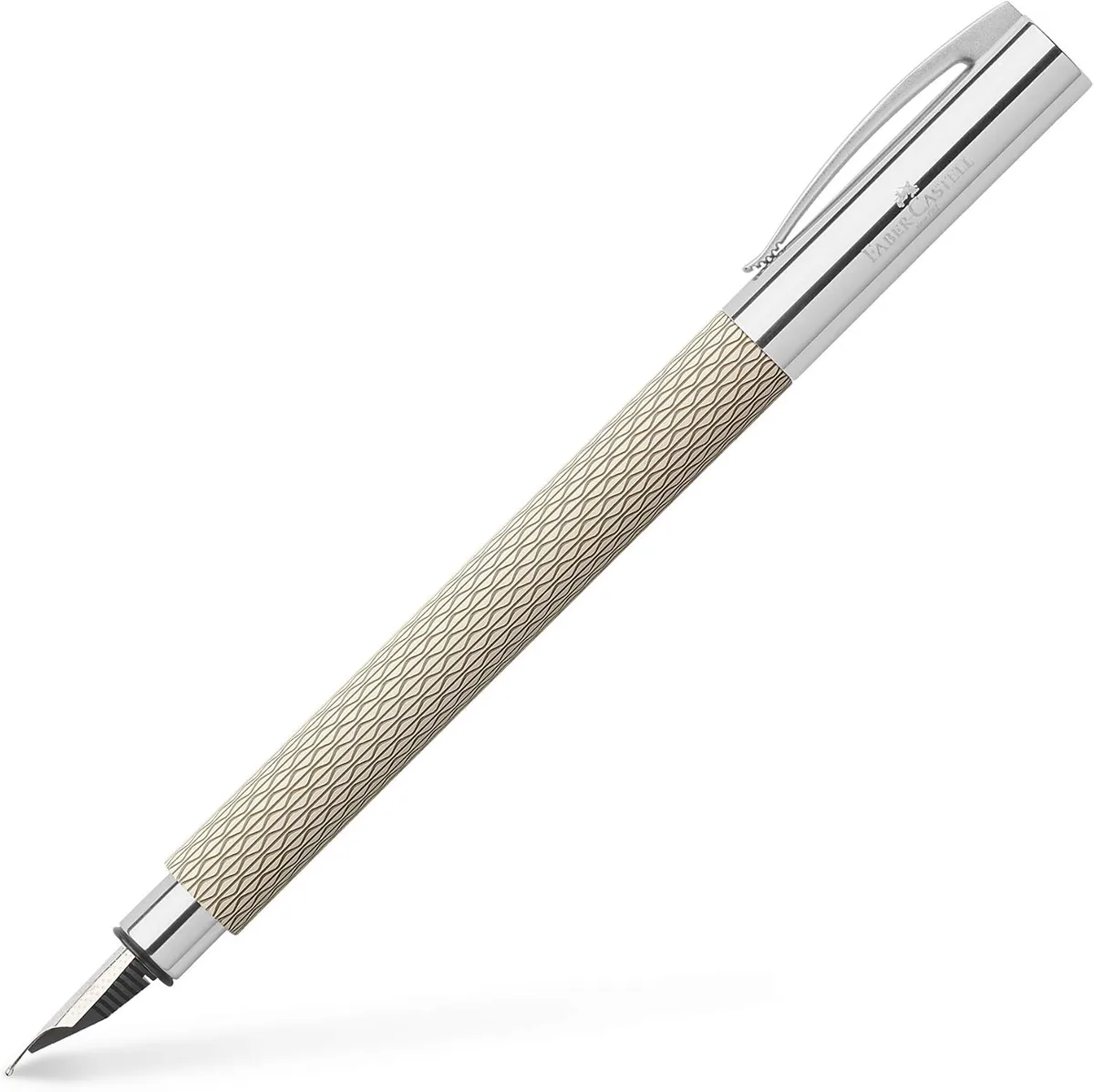 Ambition OpArt Vulpen Extra Fijn - Wit Zand van Faber-Castell in Transparant – productfoto