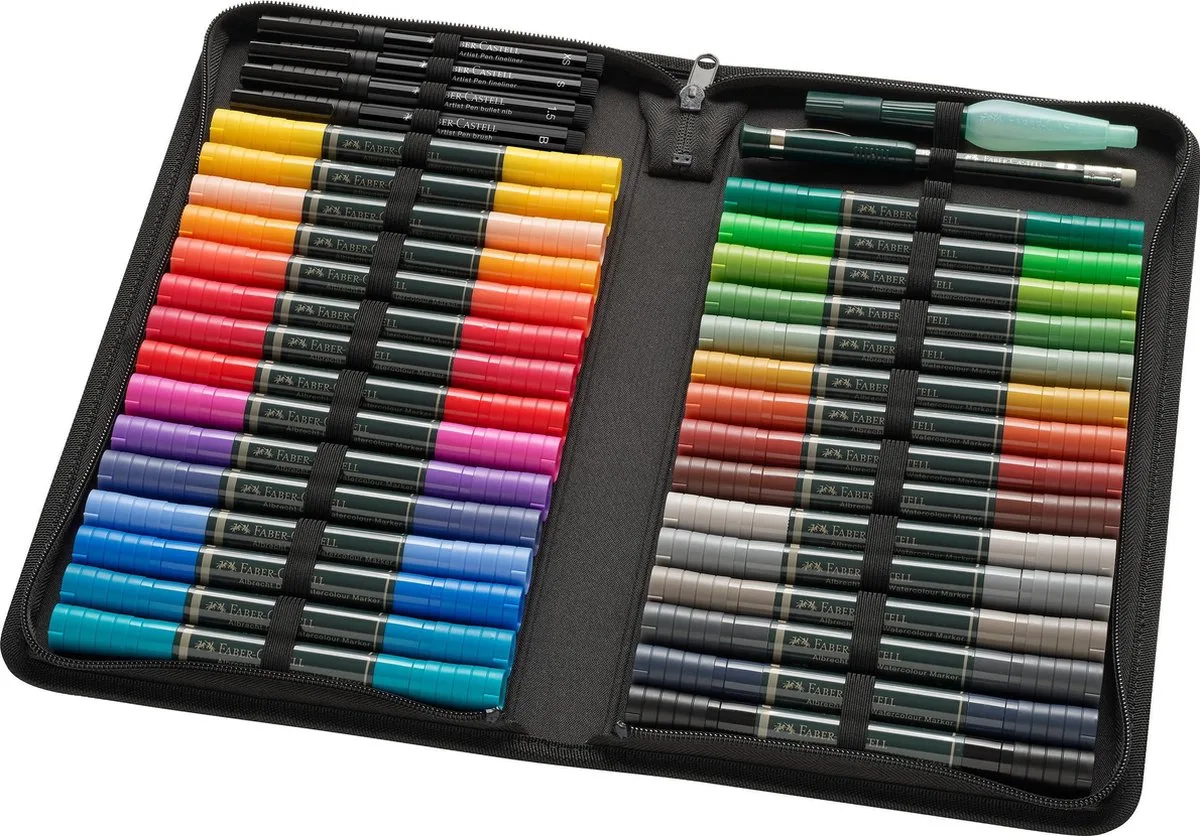 aquarelmarker - Albrecht Durer - etui 30 stuks - FC-160301 fra Faber-Castell i Assorti 30 stuks – produktbillede
