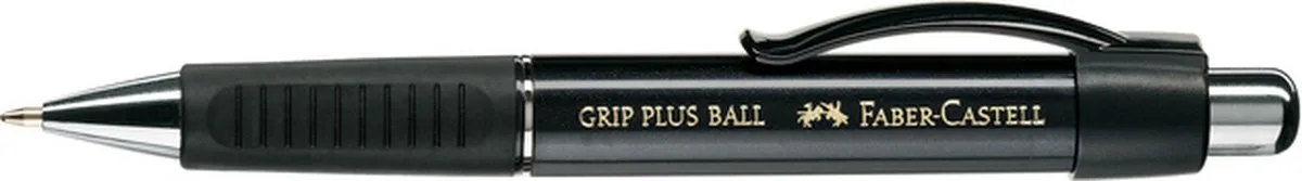 balpen - GRIP Plus - M - FC-140733 von Faber-Castell in Schwarz – Produktfoto