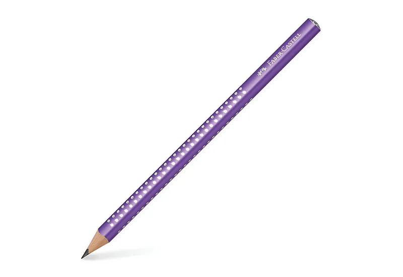 Bleistift Faber Castell Bleistift Sparkle Jumbo B pearl lila de Faber-Castell – photo produit